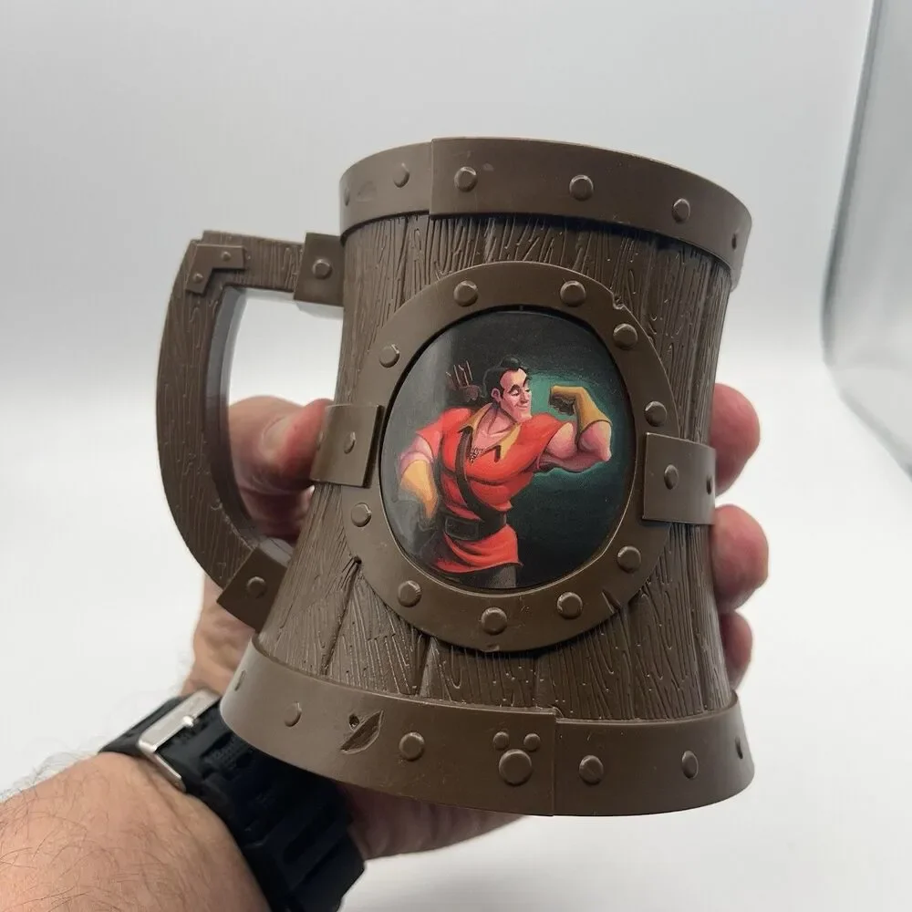 Disney Parks Beauty & The Beast Gaston's Tavern Mug Cup Stein Plastic Souvenir